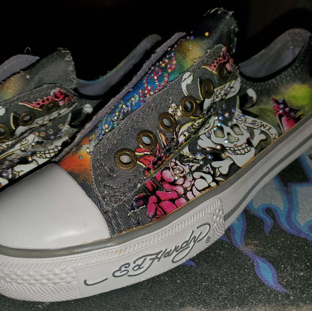 Ed Hardy Slip on Sneakers